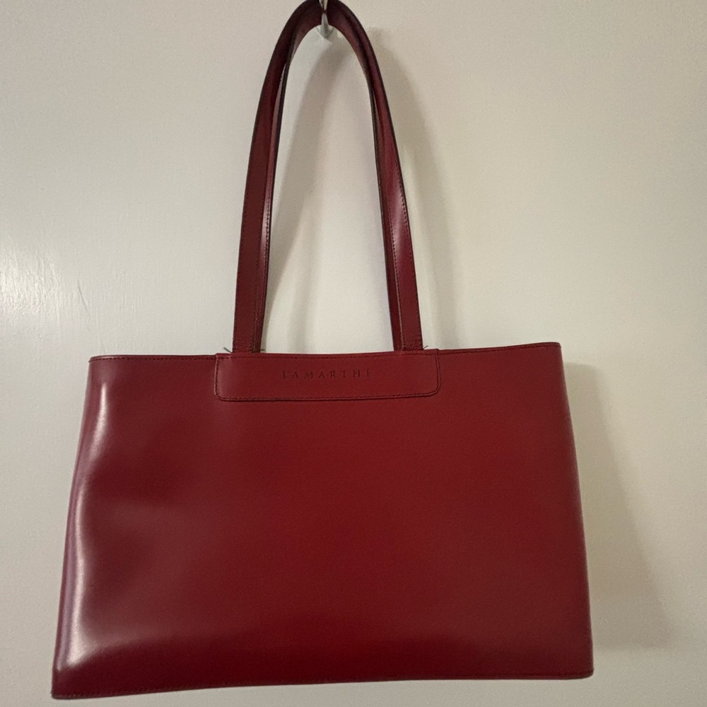 Red Lamarthe shoulder bag